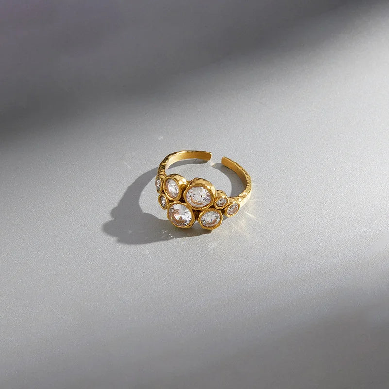 Star Cluster Bezel Ring