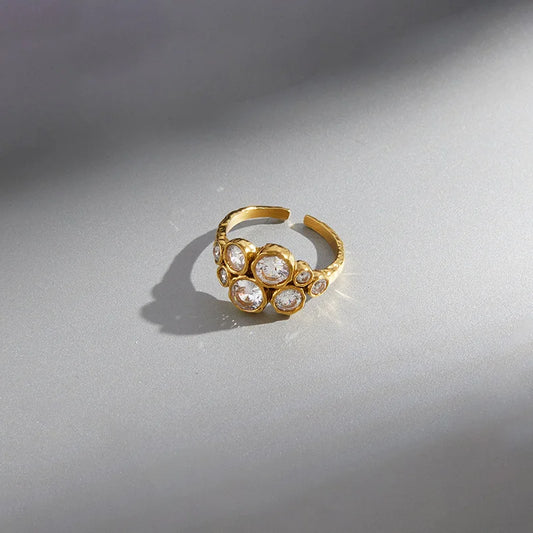 Star Cluster Bezel Ring