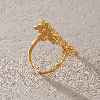 Daisy Flower Link Ring — view 4