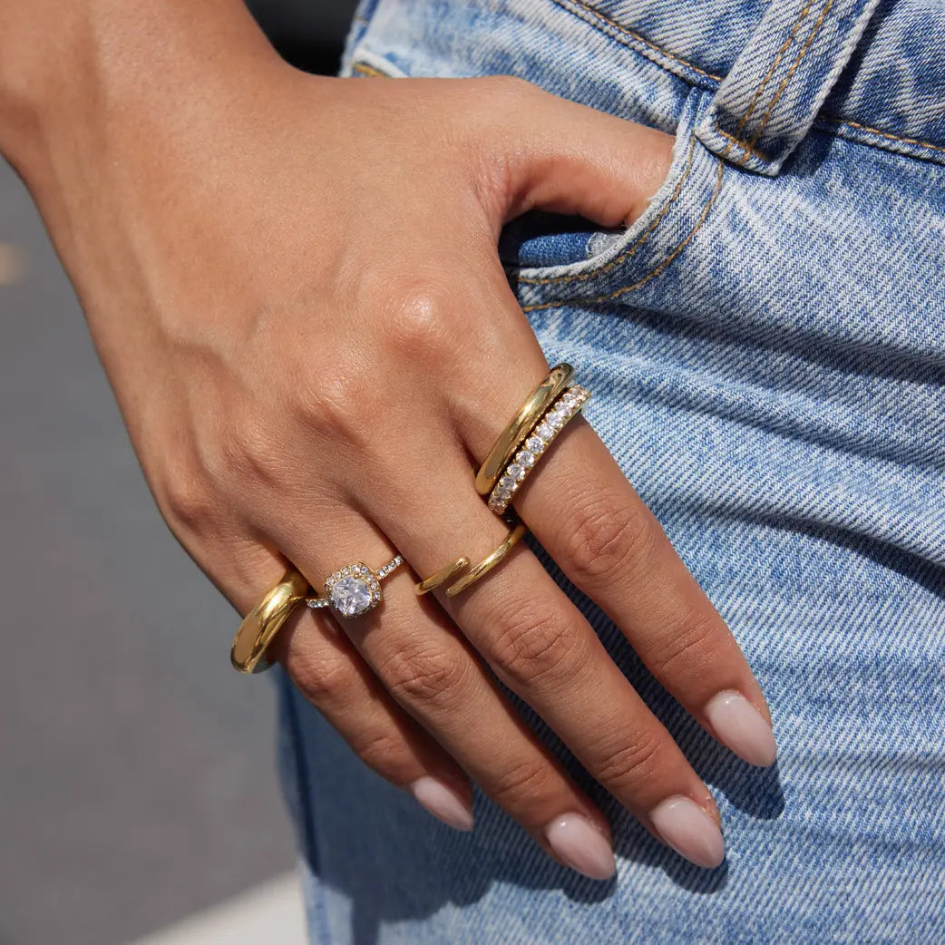 Chunky Geometric Ring — view 3