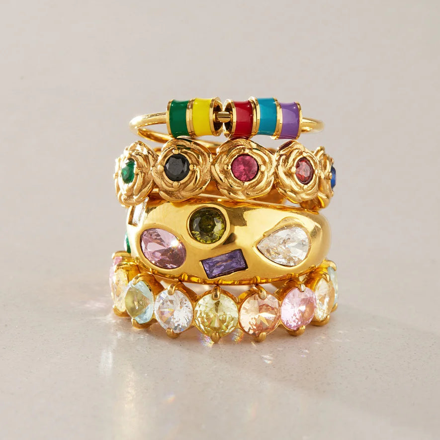 Y2K Enamel Chunky Ring
