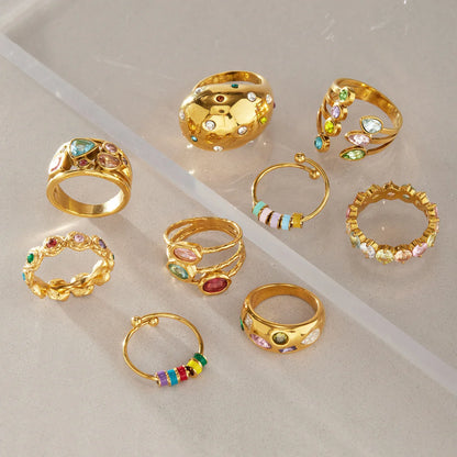 Y2K Enamel Chunky Ring — view 5