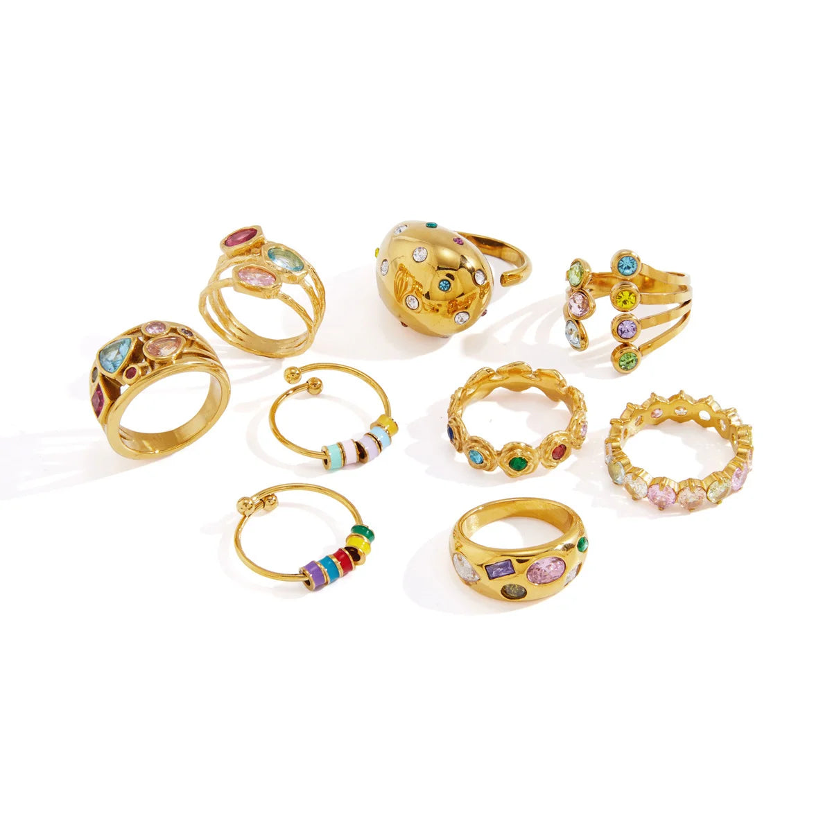 Y2K Enamel Chunky Ring — view 4