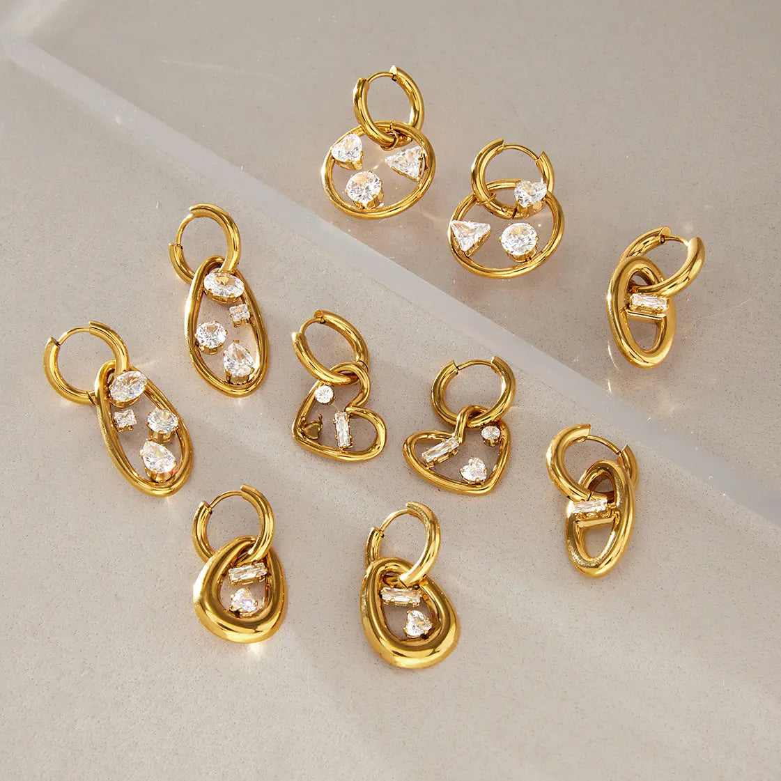 Chunky Teardrop Earrings