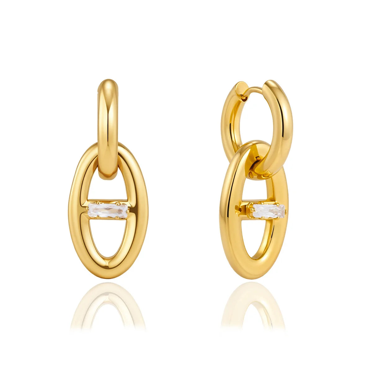 Chunky Teardrop Earrings — view 5