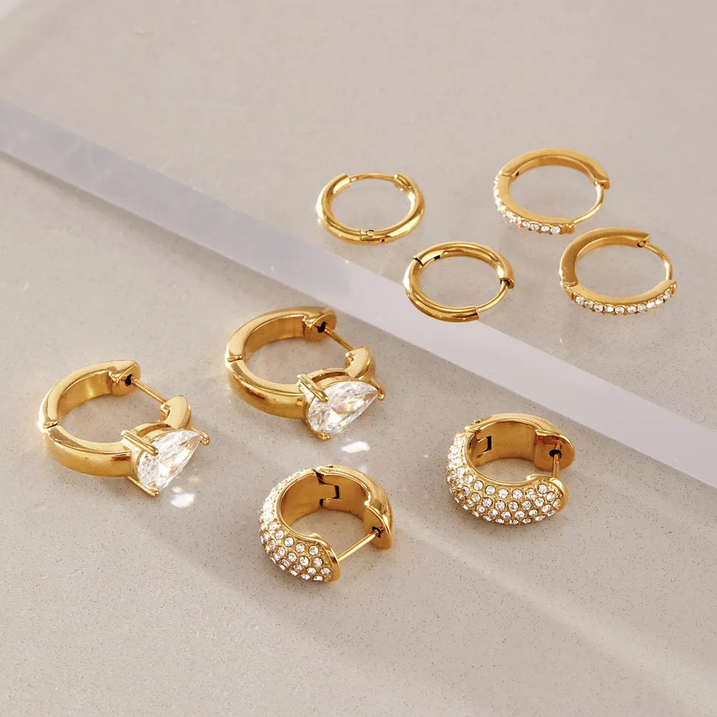 Round Hoop Earrings — view 4