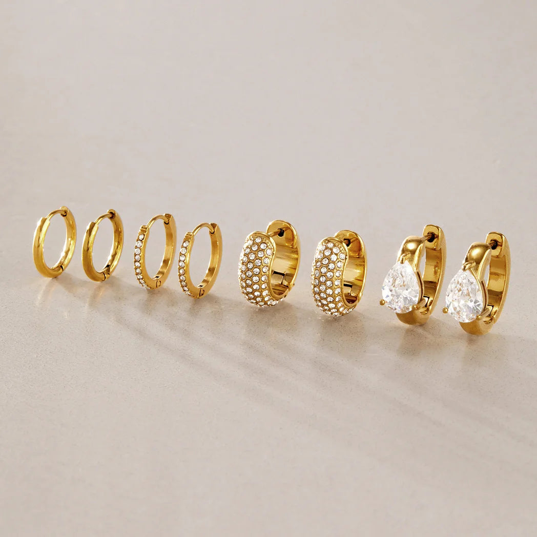 Round Hoop Earrings — view 3