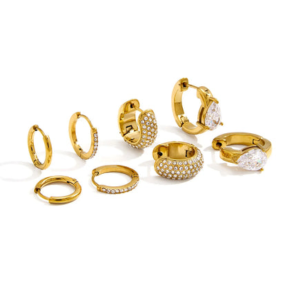 Round Hoop Earrings — view 5