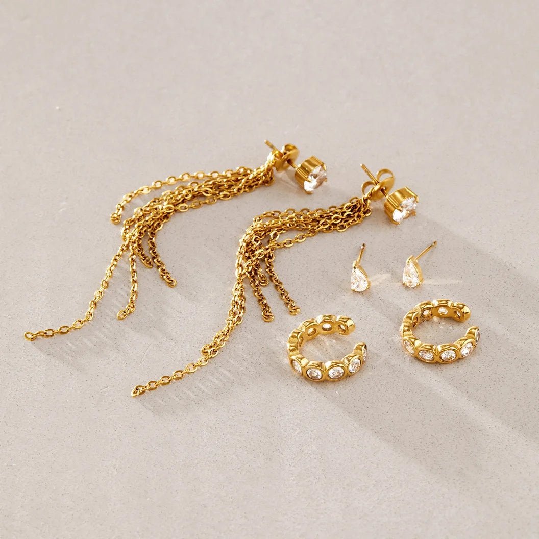 Minimal Geometric Earrings — view 4