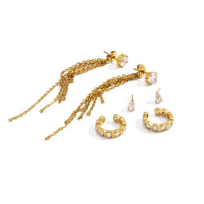 Minimal Geometric Earrings — view 5