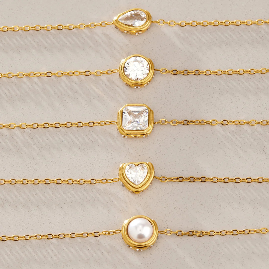 Vintage Pearl Charm Bracelet — view 4