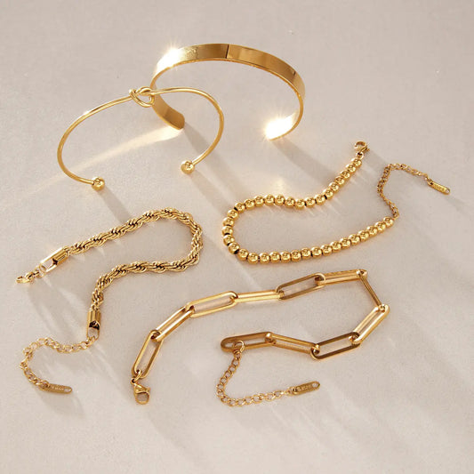 Knot Ball Multichain Bracelet