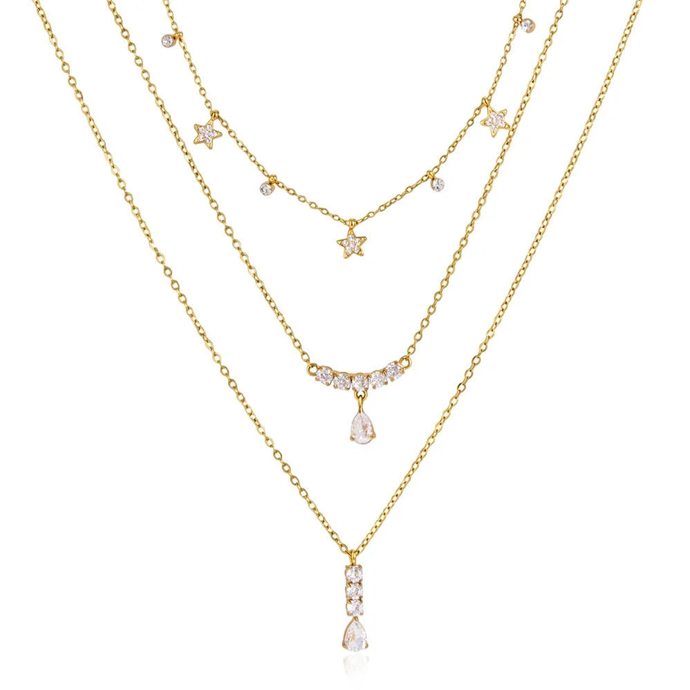 Celestial Star Station Necklace — view 5