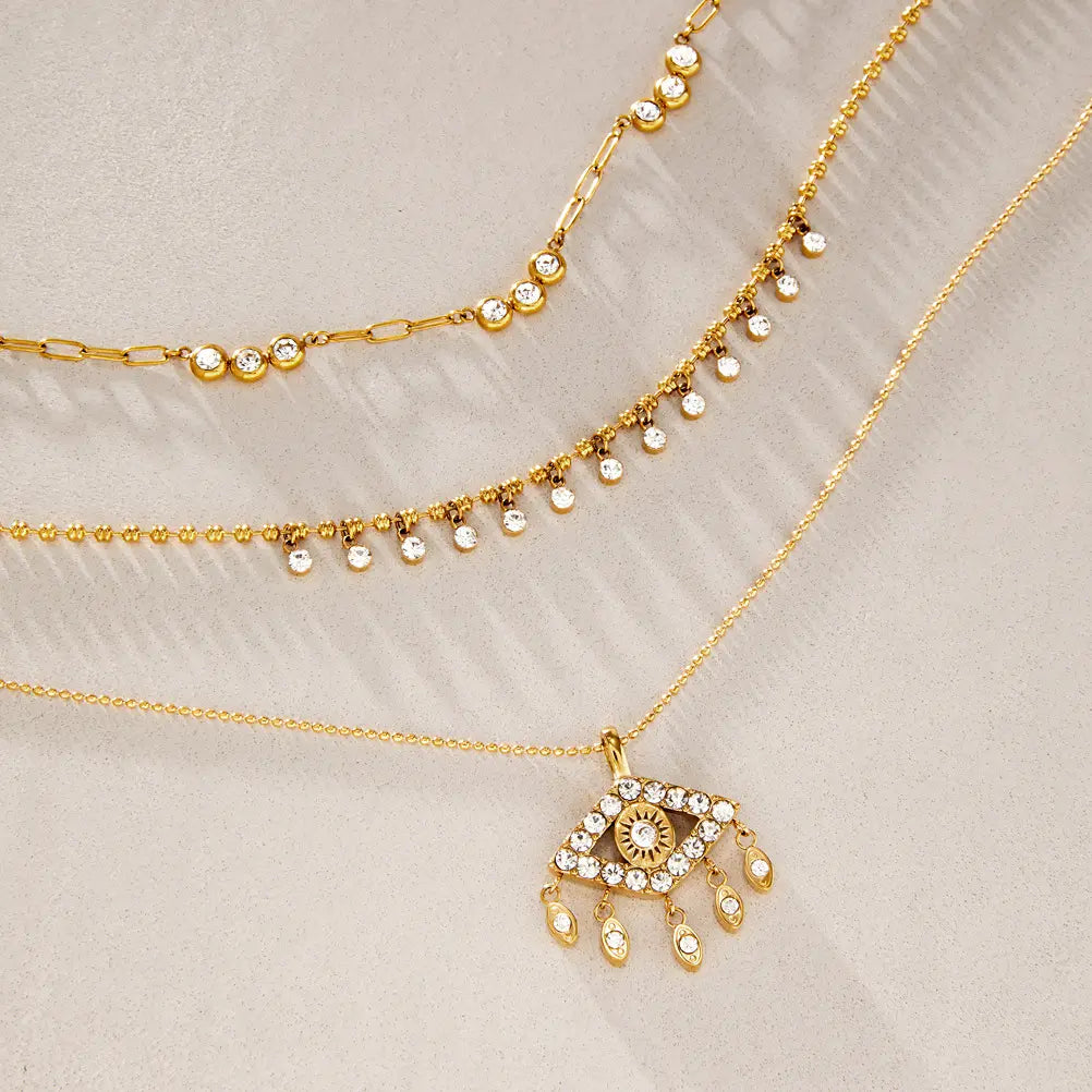 Evil Eye Pendant Necklace — view 3