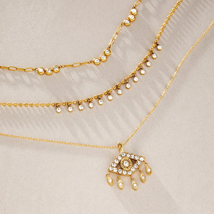 Evil Eye Pendant Necklace — view 3