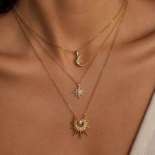 Celestial Pendant Necklace — view 2