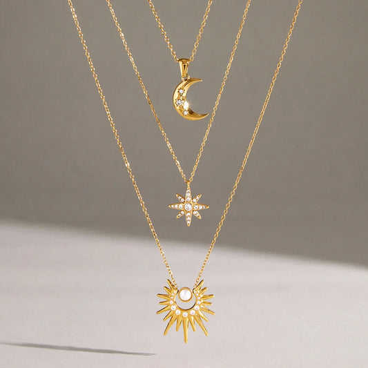 Celestial Pendant Necklace