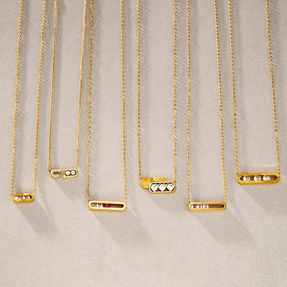 Geometric Inlay Necklace — view 5