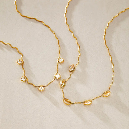 Twisted Chain Necklace — view 4