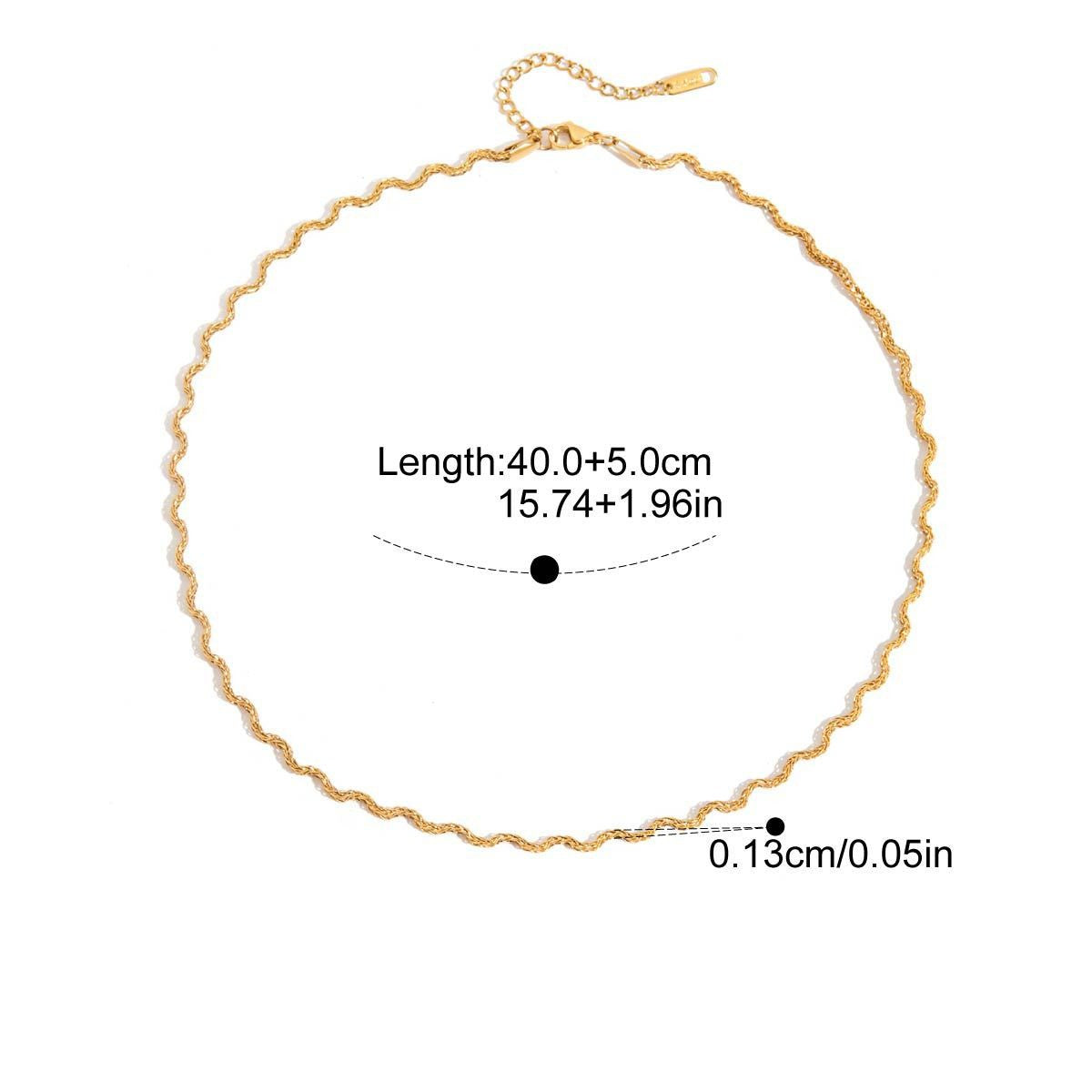 Celestial Star Drop Necklace — Twisted Rope Chain · Gold