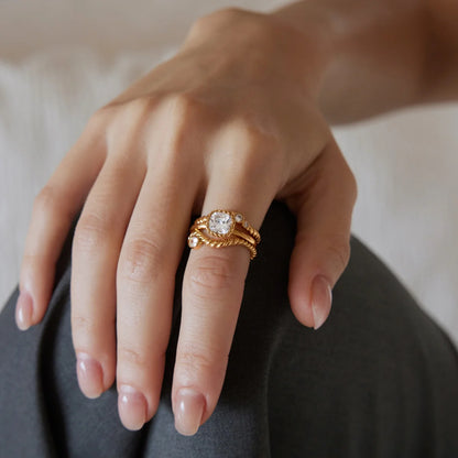 Twisted Vintage Chunky Ring — view 4
