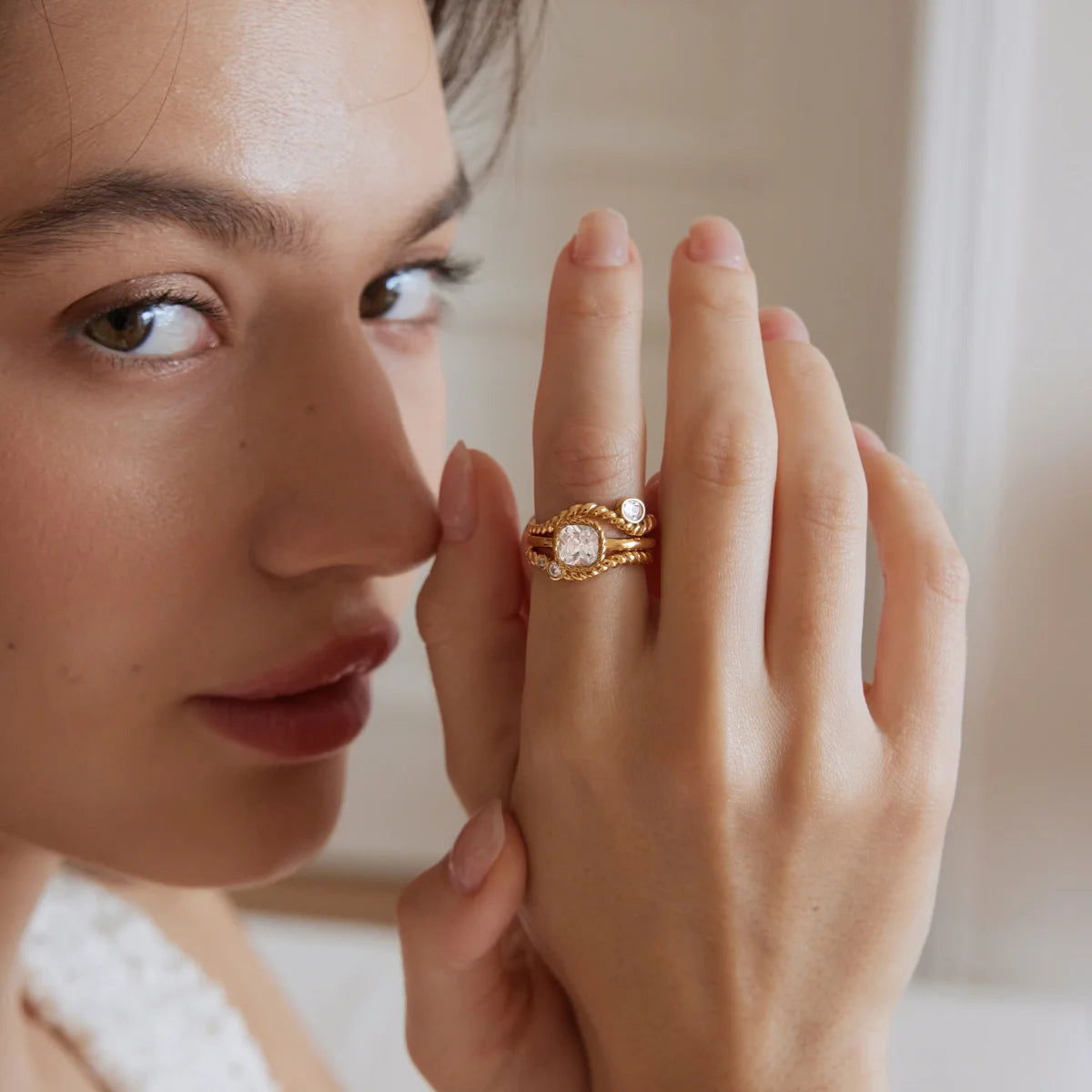Twisted Vintage Chunky Ring — view 3