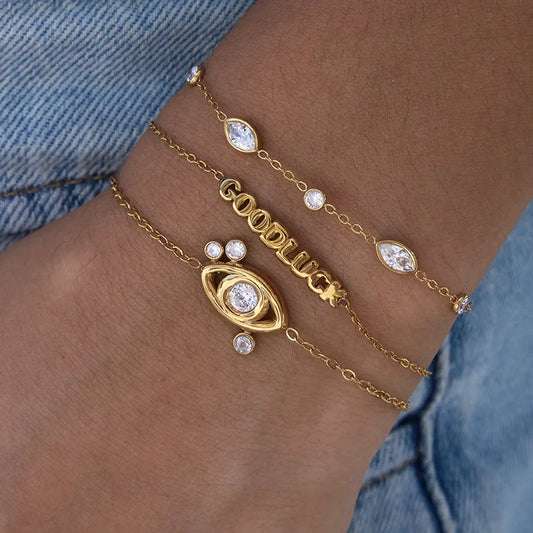 Minimal CZ Bracelet — view 2