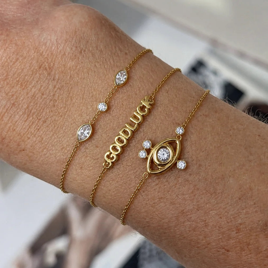 Minimal CZ Bracelet — view 3