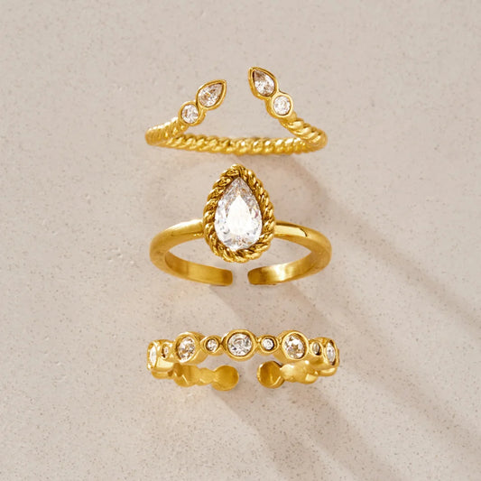 Vintage Multi CZ Ring