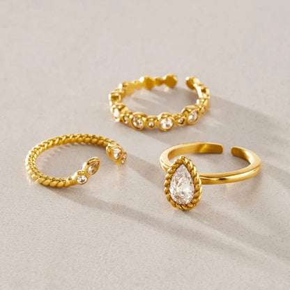 Vintage Multi CZ Ring — view 4