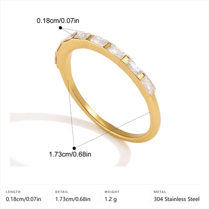 Eternity Ring — Baguette Channel Eternity · Gold