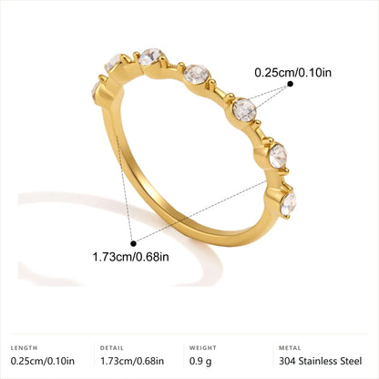 Eternity Ring — Round Prong Eternity · Gold