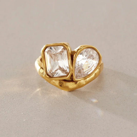 Kite Pear Cut Ring