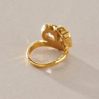 Kite Pear Cut Ring — view 4