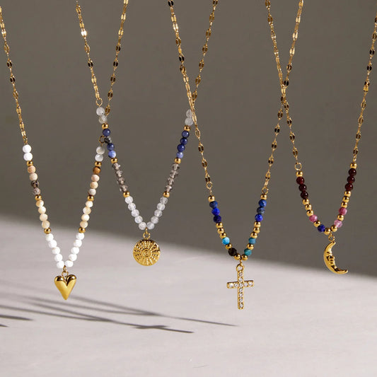 Celestial Beaded Necklace