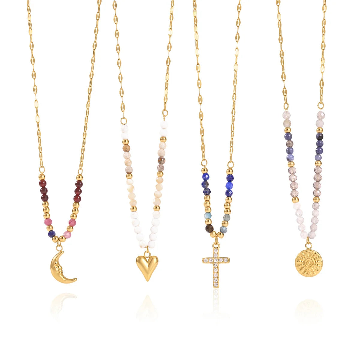 Celestial Beaded Necklace — view 5