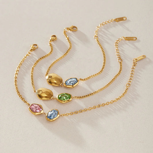 Chunky Faceted Bracelet