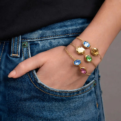 Chunky Faceted Bracelet — view 3