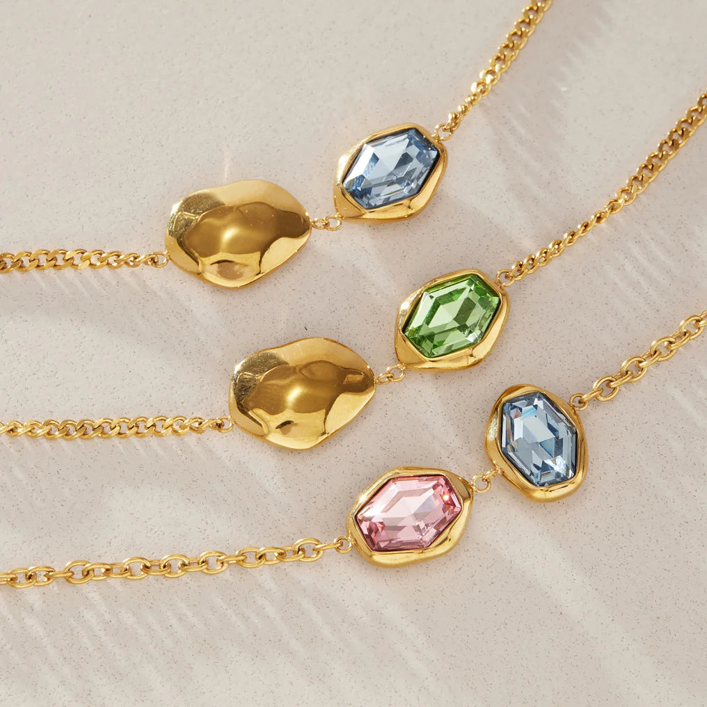 Chunky Faceted Bracelet — view 4