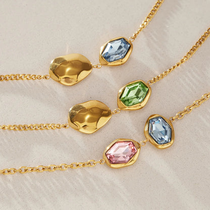 Chunky Faceted Bracelet — view 4