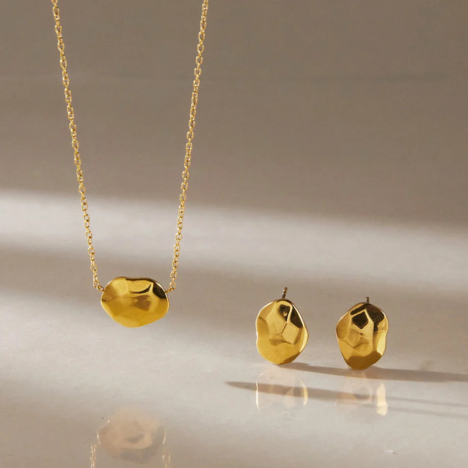 Irregular Nugget Jewelry Set