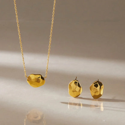 Irregular Nugget Jewelry Set