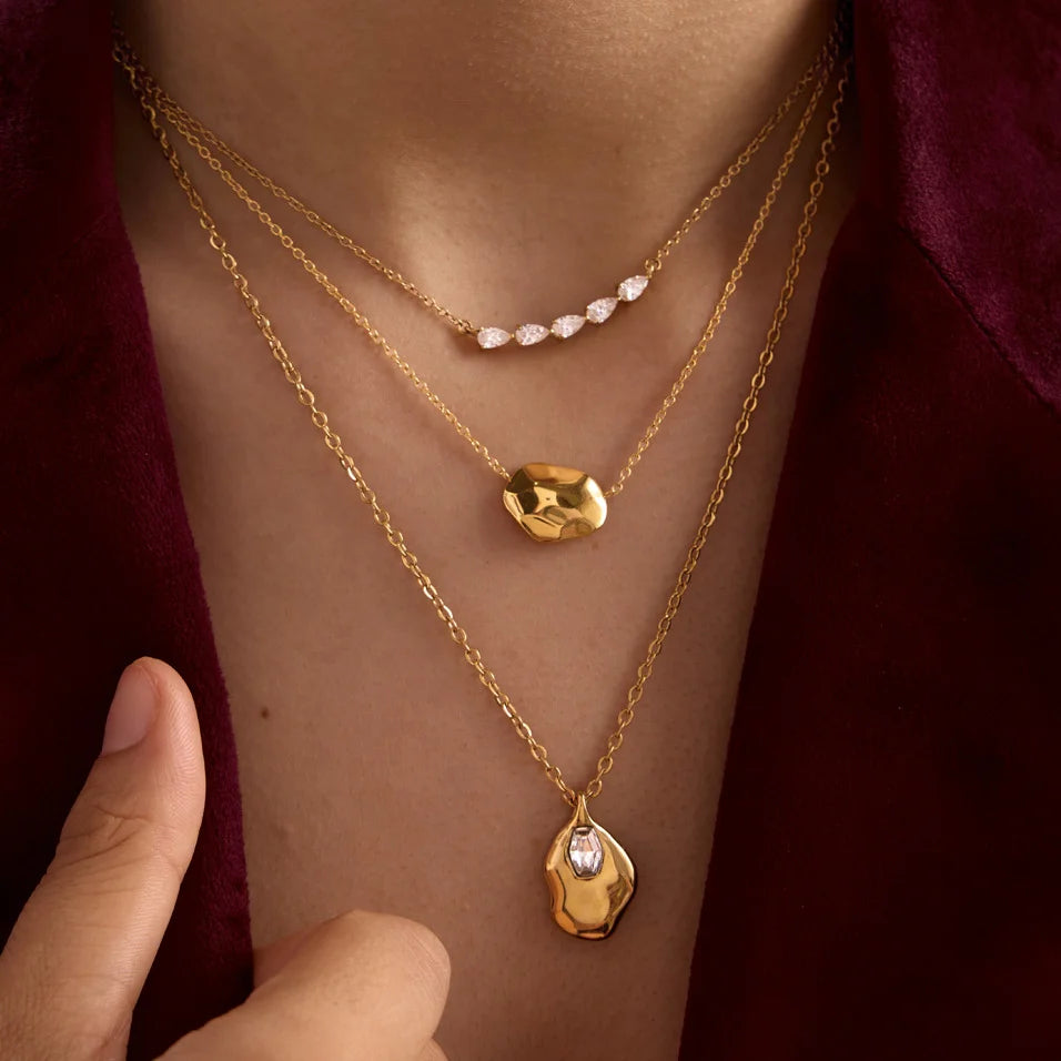 Irregular Nugget Jewelry Set — view 3