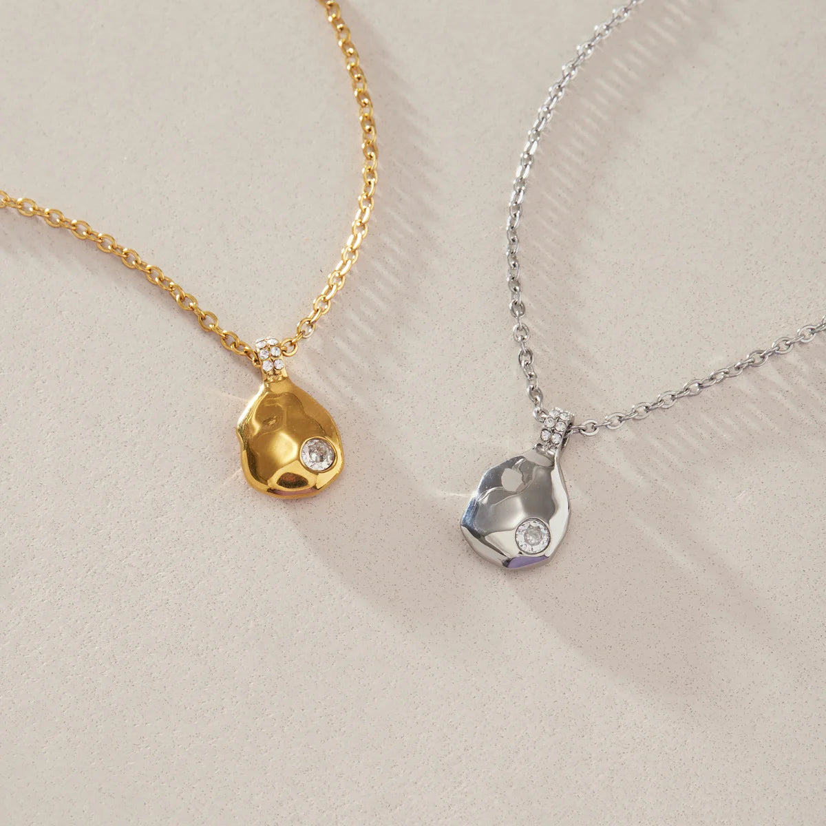Teardrop Pendant Necklace — view 4