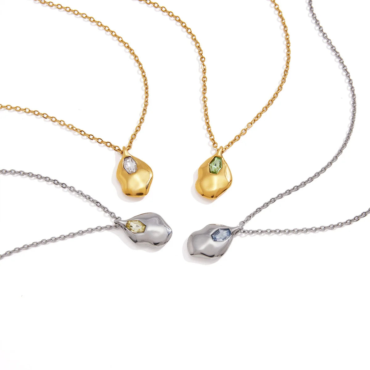 Teardrop Pendant Necklace — view 5