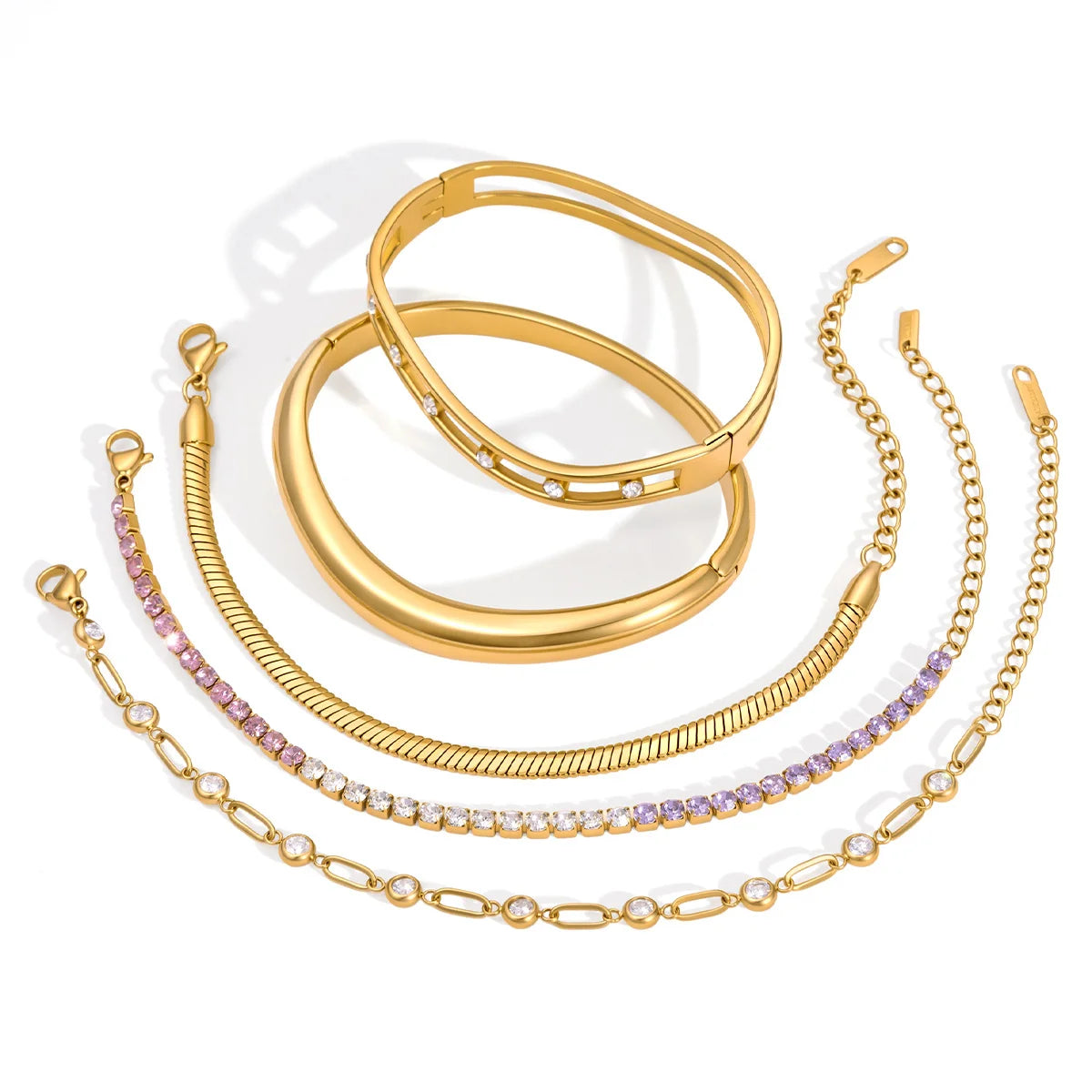 Two-Tone Minimalist Bracelet — view 5