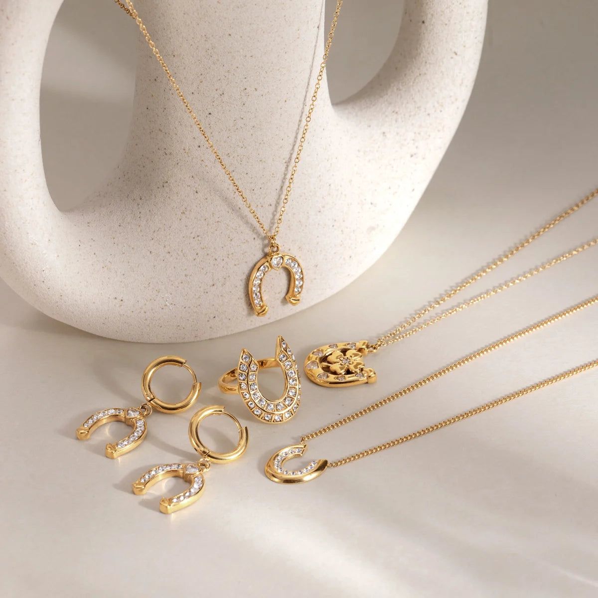 Horseshoe Jewelry Set