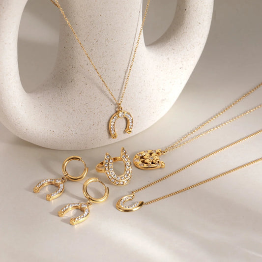 Horseshoe Jewelry Set