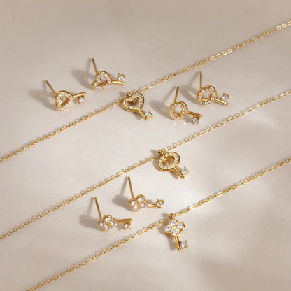 Crystal Key Jewelry Set — view 4