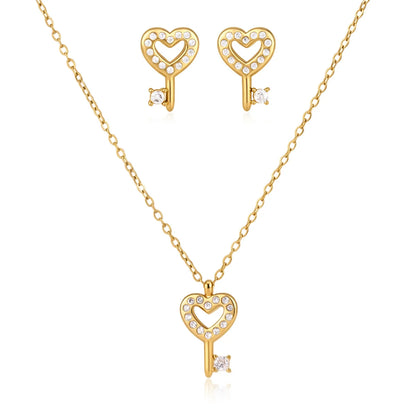 Crystal Key Jewelry Set — view 5